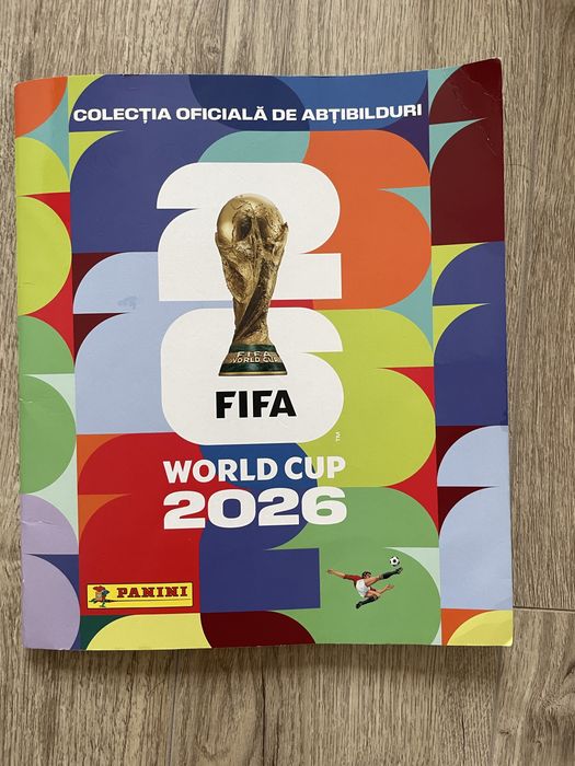 Vând album soft cover Panini WC 2026, 99,99% finalizat