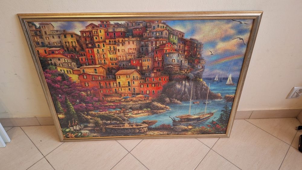 Tablou puzzle A Beautiful Day at Cinque Terre