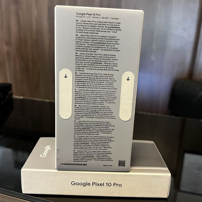 Нов! 2г Гаранция! Google Pixel 10 128GB + 12GB RAM Obsidian, Indigo, F