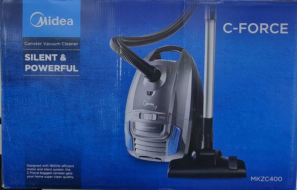 Пылесос Midea работает без шумно