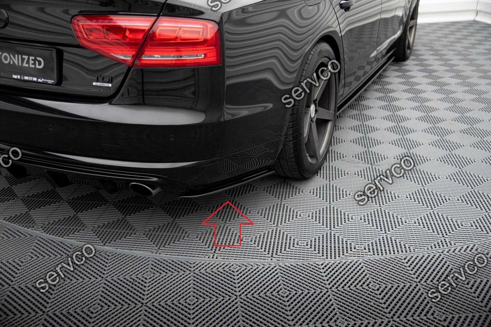 Pachet Set Splitter Exterior Lip Prelungiri Body kit tuning Audi A8 D4 2009-2013 v6 - Maxton Design