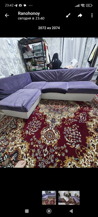 Мягкий уголок каркас отдельно снимается матрас