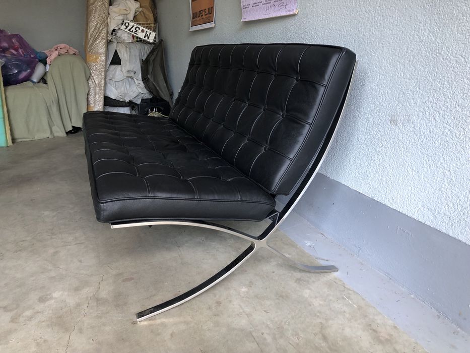 Set BARCELONA,piele+chrome,design  KNOLL :