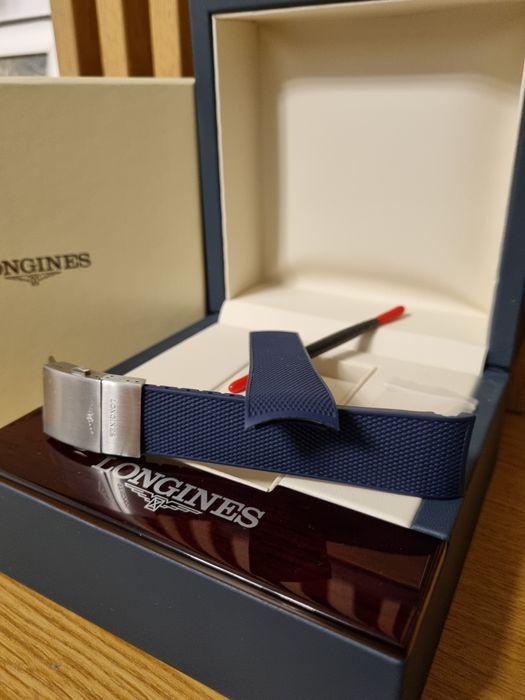 Curea Ceas Longines Hydroconquest din silicon + catrama