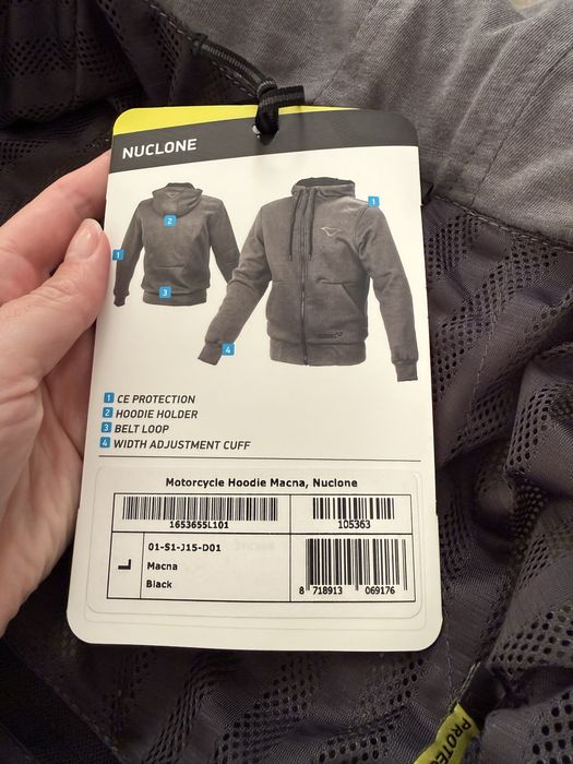 Hanorac Macna Moto cu protectii umeri si coate