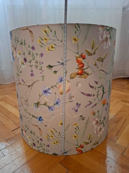 Abajur textil Flowers - NOU!!