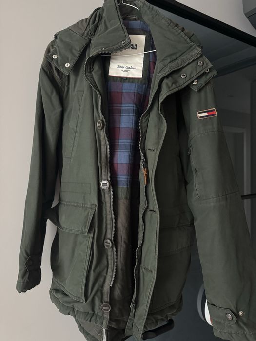 Мъжко зимно яке парка Tommy Hilfiger - L размер