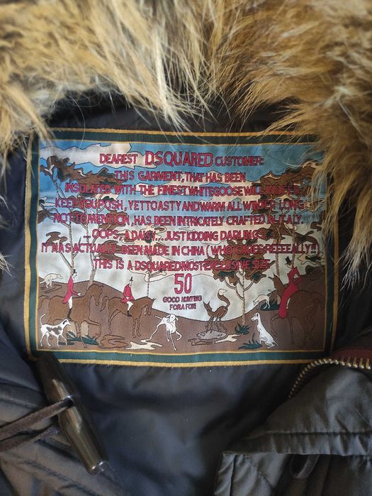 Куртка Пуховик DSQUARED. Оригинал.