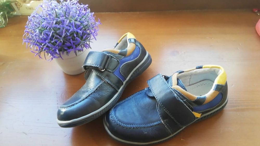 Туфли кожаные на мальчика