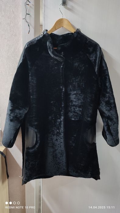 Шуба мутон черная, новая