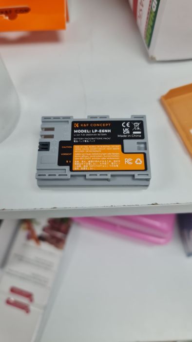 Acumulator K&F Concept compatibil  canon LP E6NH 2600mAh cu USB  - C
