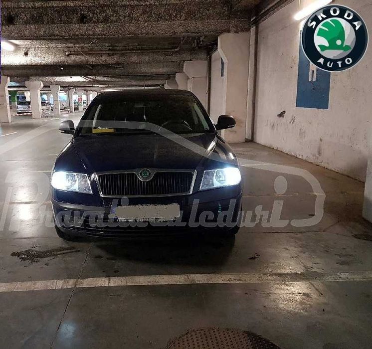 Becuri led leduri canbus pentru pozitii Skoda Octavia 2