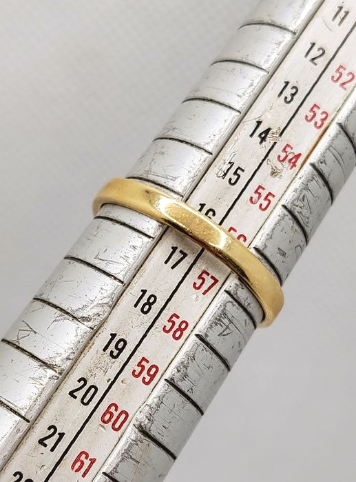 Inel din aur 14K cu 5 pietre semiprețioase albe – mărimea 56