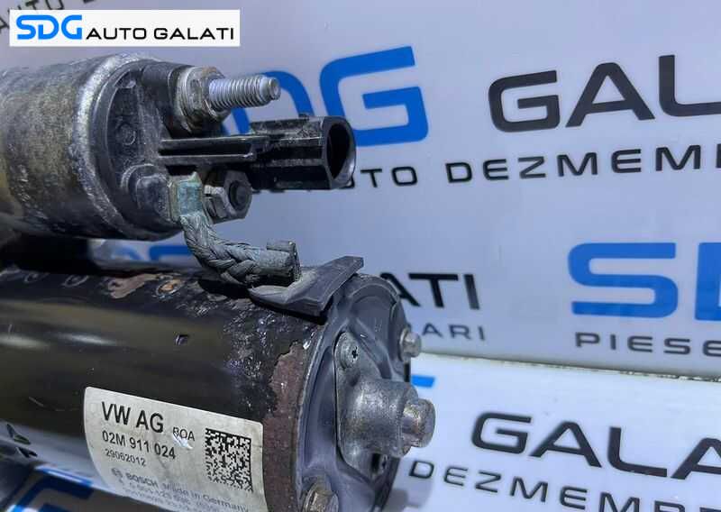 Electromotor cu 11 Dinti Seat Ibiza 1.9 TDI ASZ BLT BPX BUK 2002 - 2009 Cod 02M911024 0001123038 1005831663 [B3615]