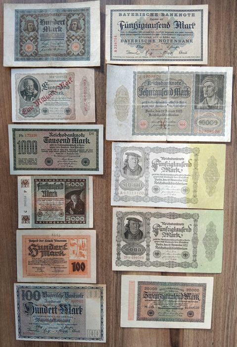 Bancnote Germania RDG, PORTUGALIA