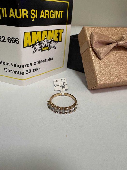 Inel Cu Pietre Aur 14k 2.44gr (cdc)StarAmanet