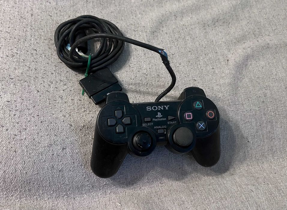 Controller Sony PlayStation DualShock SCPH 10010 cablu defect