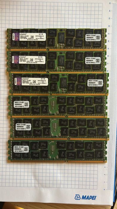 Memorie server RAM DDR3 Kingston 6 bucati