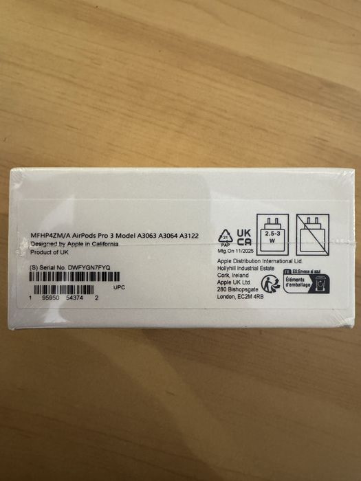 Airpods pro 3 noi, sigilate, toate functiile active, serie valida !