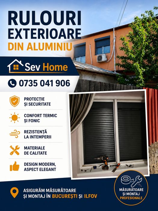 Rulouri exterioare din Aluminiu