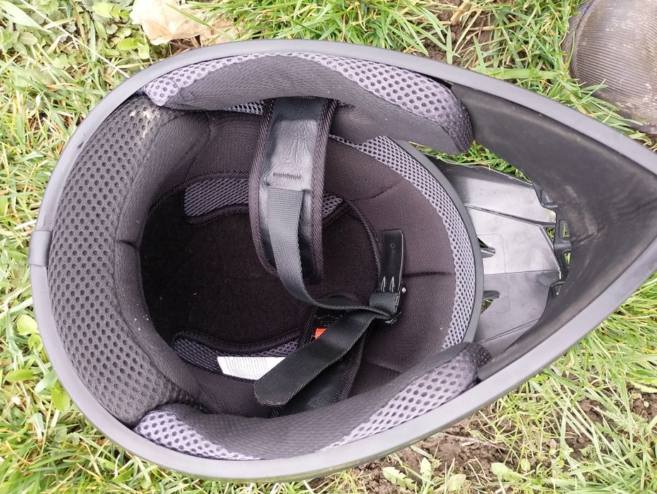 Casca motocross neagra