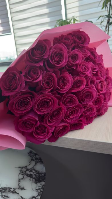 Букет цветов розовые