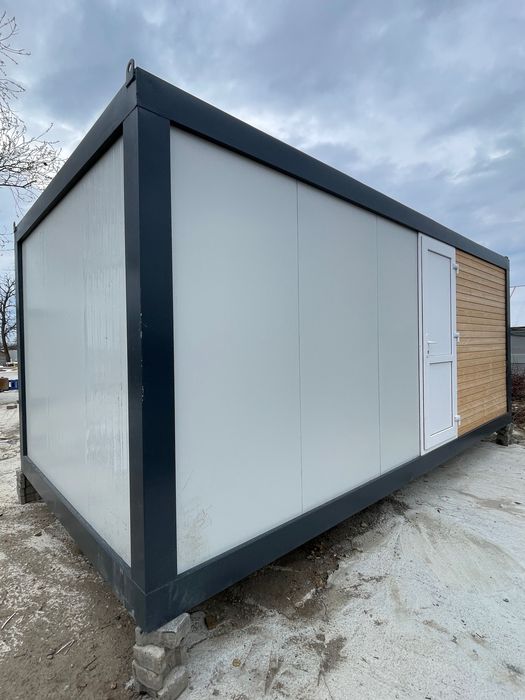 Container Birou organizare de șantier cu sanitar de locuit 6000x3000