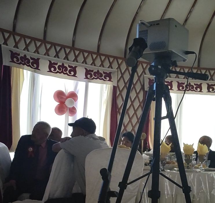 Проектор и экран