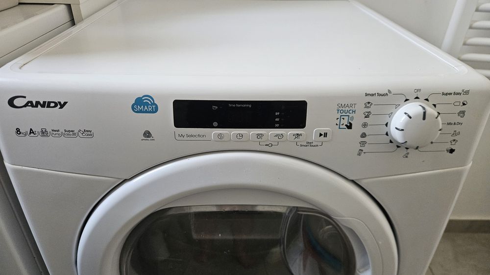 Uscător de rufe Candy Hoover Smart CS H8A2DE-S – 8 kg