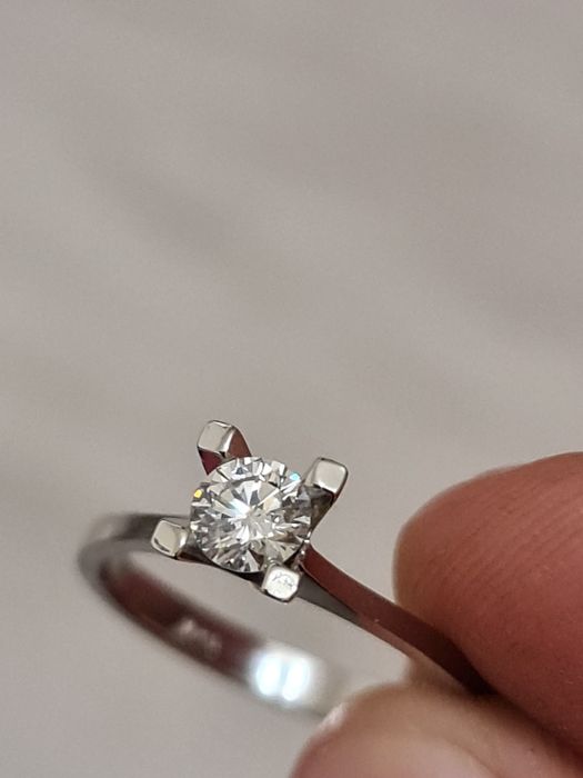 Inel aur cu diamant 0.38 ct