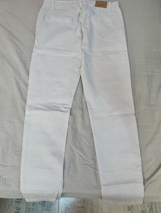 Pantaloni Floreiza crem