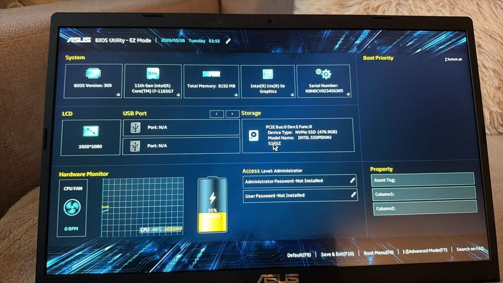 Vând laptop Asus X515EA-BQ955