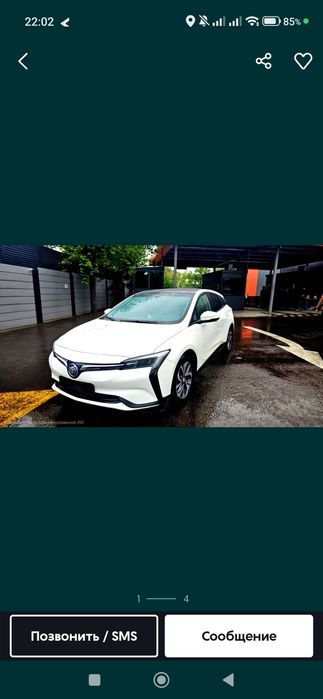 Moshina sotiladi elektromobil rangi oq modeli buyuk velite 6