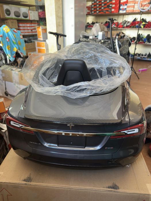Tesla Model S electrică pentru copii – NOUĂ – Model Premium