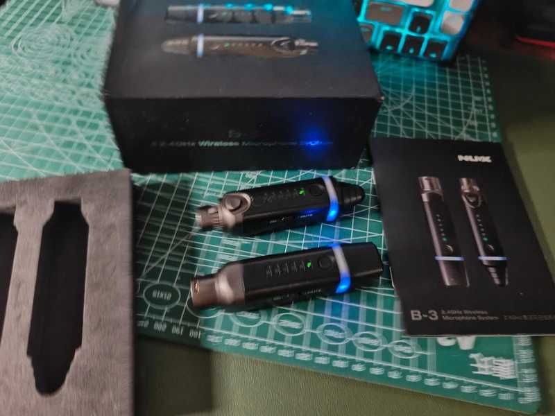 Sistem wireless NUX B3 pentru microfon