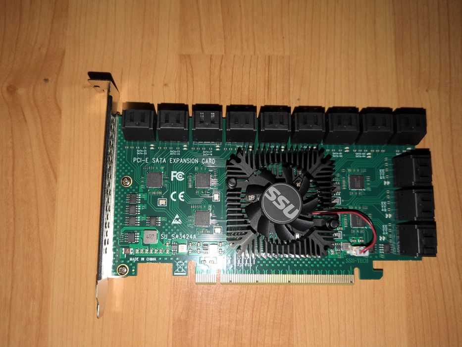 Tishric pcie  16x SATA 3 raid