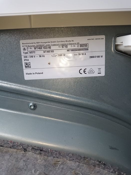 Сушилня simens IQ300