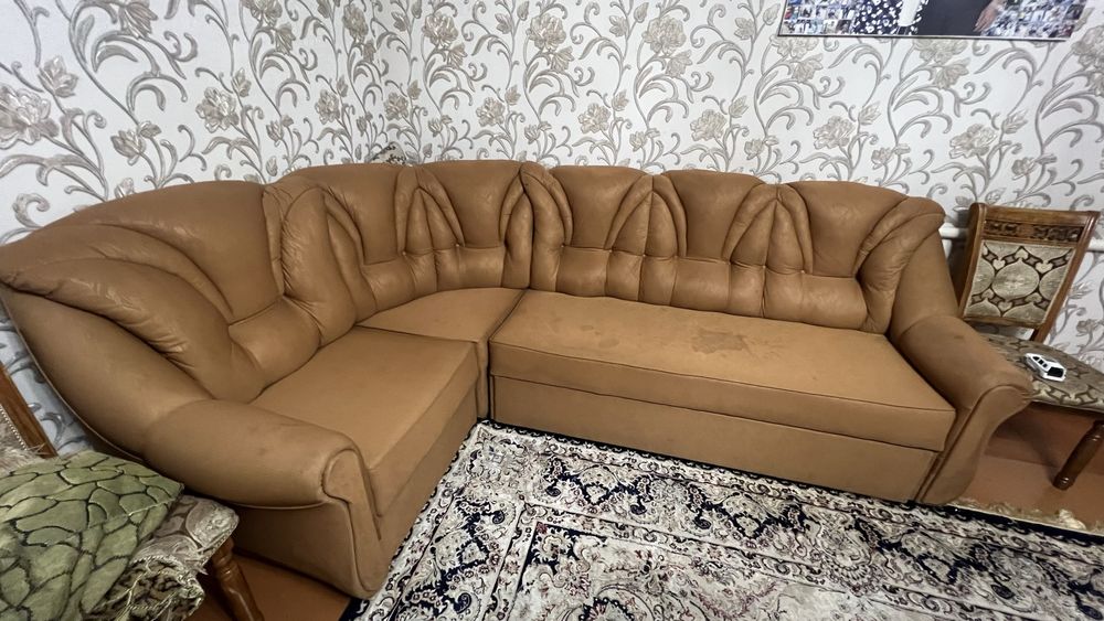 Диван, раскладной с креслом!