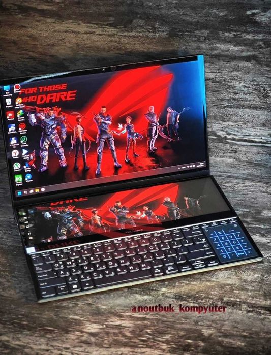 Мощный игровой Asus Zenbook Duo 4k