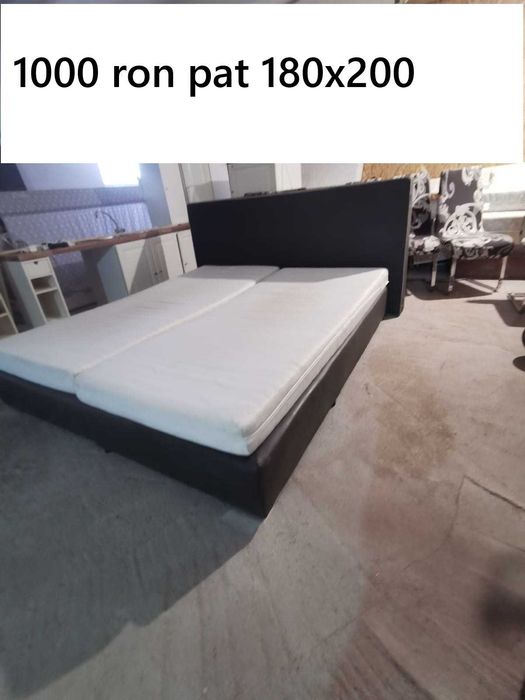 pat 180x200 cu saltele