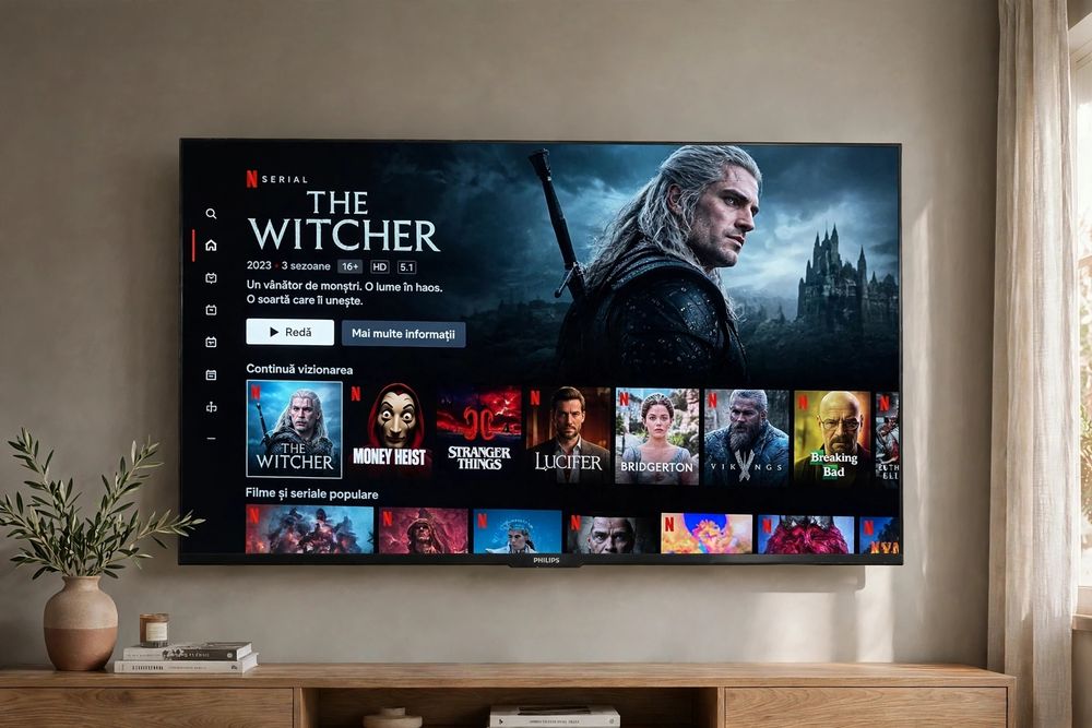 Philips 165 Cm SMART 4K UHD. 65pus6121. Am și Alte Mărimi Mărci Disponibile.