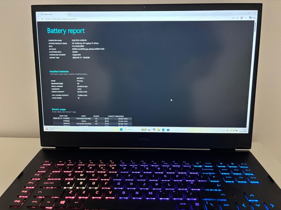 Laptop Gaming HP OMEN 17-ck1502na - i7-12700H, RTX 3060 6GB, 144Hz