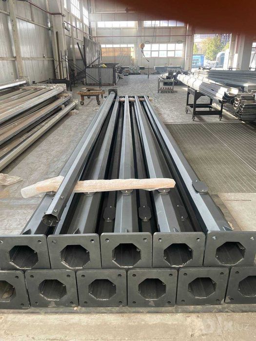 Опора освещения оцинкованный Metall opora ustun, STOLBA столба