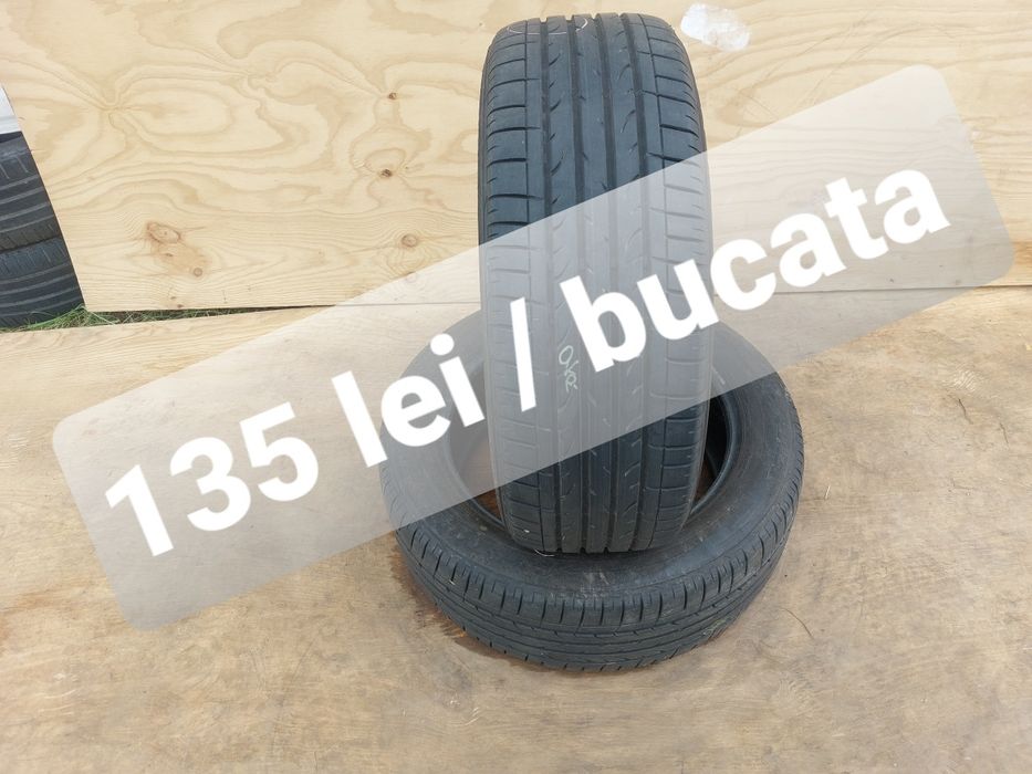 135 lei bucata! Doua anvelope de vara 225 55 r18 Bridgestone Dueler