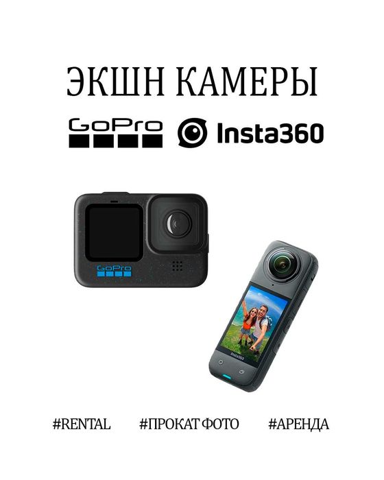 Аренда фотоаппарат камера и объектив прокат фото видео петличка GoPro