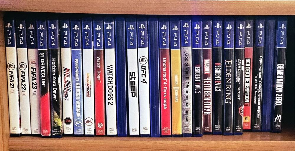 Продам диски на PlayStation 4,5