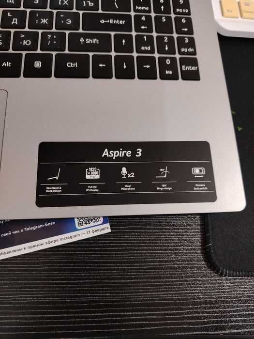 Ноутбук Асер аспирин 3