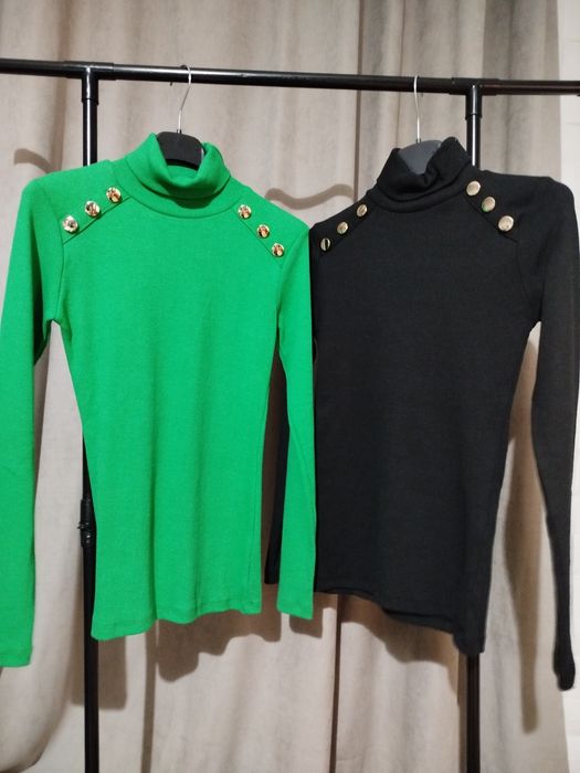 Блуза с камъни с дълъг ръкав