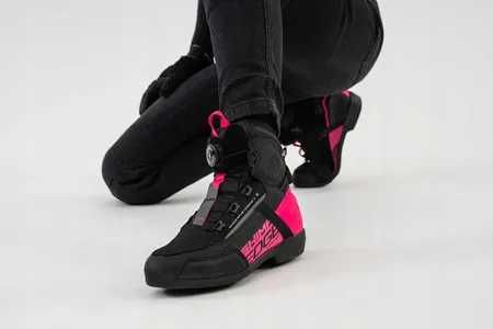 Дамски мото боти ботуши за мотор EDGE VENTED LADY PINK