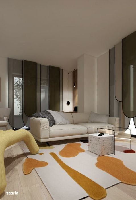 Apartament semifinisat 2 camere, balcon, zona centrala, constructie no